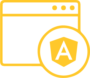 Icoon met Angular logo